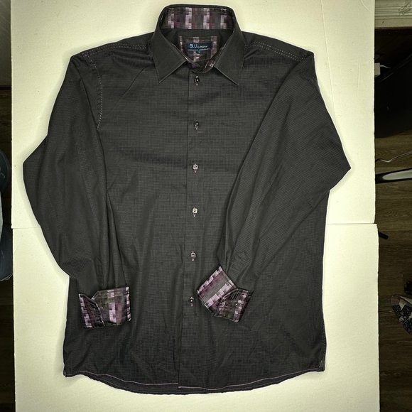 BLU - by Polifroni Men's black shirt. Size Large. - Picture 7 of 8